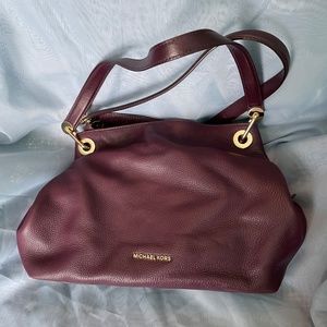 Michael Kors Raven Pebble Leather Handbag
